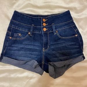 YMI high waisted jean shorts